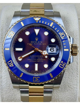 二手 ▶️ Rolex 勞力士 Submariner Date ◀️ 116613LB 金鋼藍藍 (40mm)